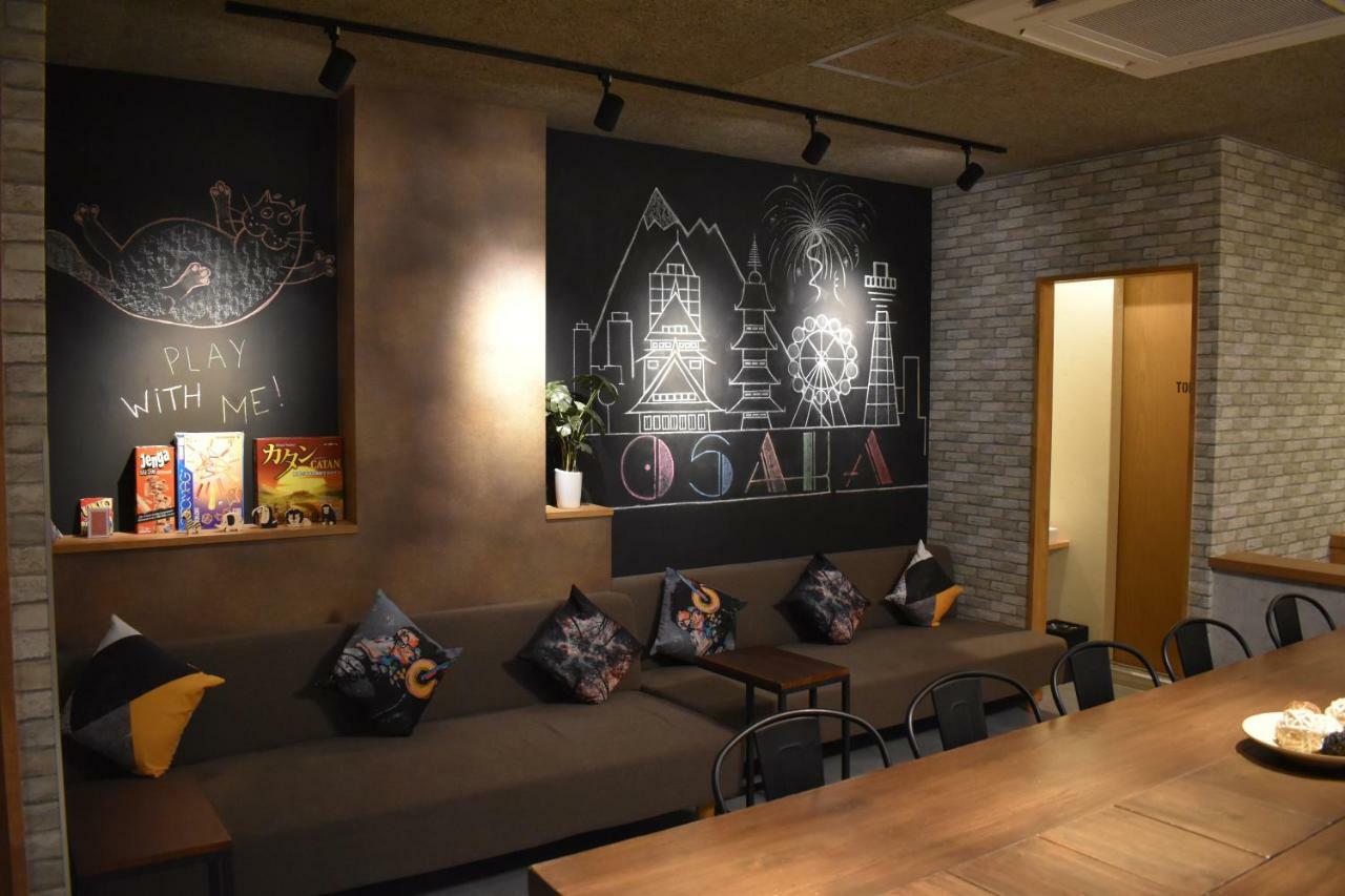 Shinsaibashi House Hotel โอซาก้า ภายนอก รูปภาพ
